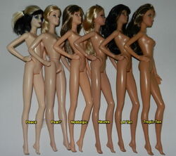 Barbie fashionista skin tones cheap