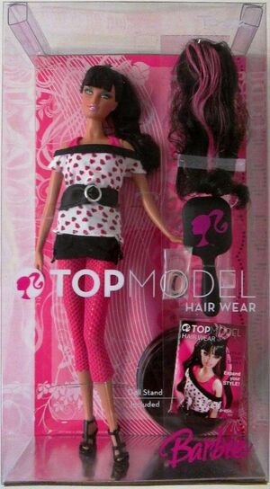 BARBIE TOP MODEL HAIR WEAR COLLECTION MODEL MUSE M5796 NRFB