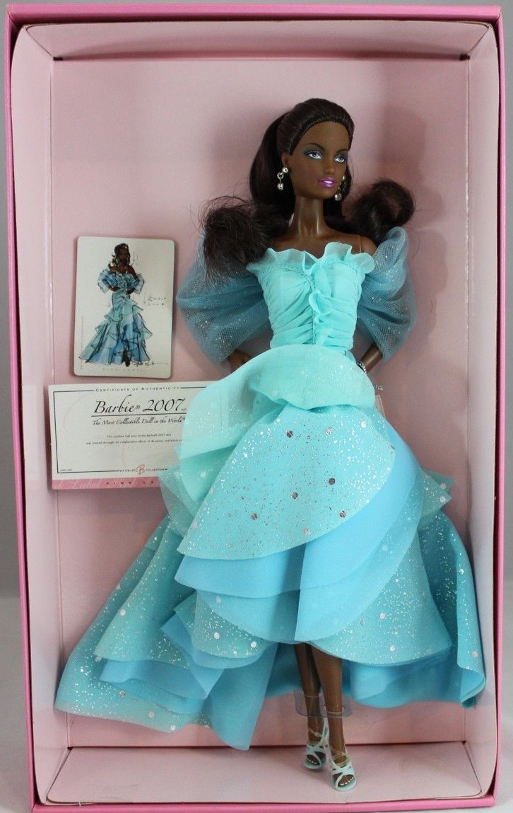 Model black cheap barbie