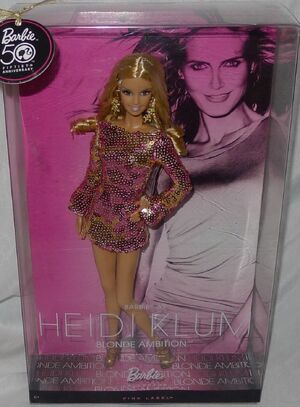 Matel, Toys, Barbie Heidi Klum Ambition Barbie Doll Pink Label Collection  5th Anniversary