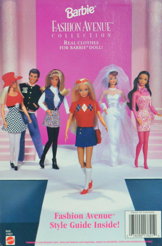 1997 barbie fashions 6 pack new