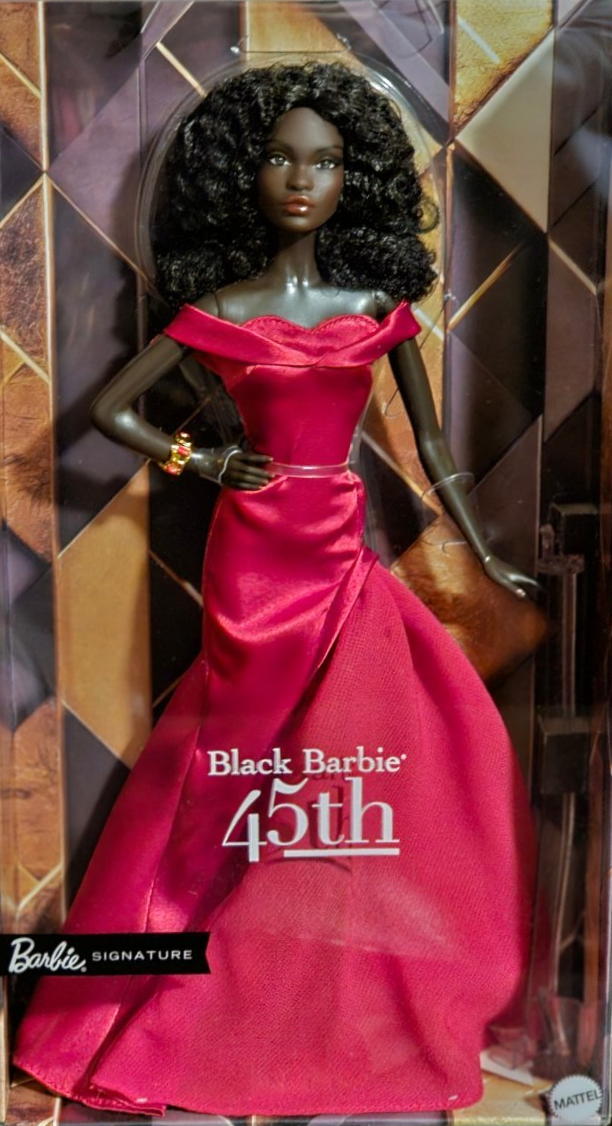 45th Anniversary Black Barbie | Model Muse Wiki | Fandom