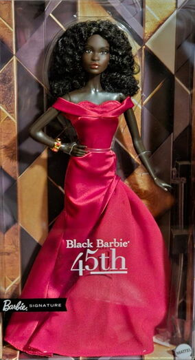 45th Anniversary Black Barbie | Model Muse Wiki | Fandom
