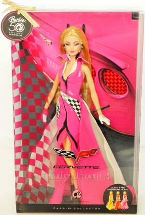 Barbie outlet doll corvette