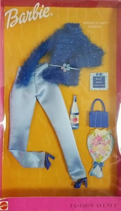 Tenue Barbie Fashion Avenue - Collection London Tour (2001) - Mattel - Vintage NEUF