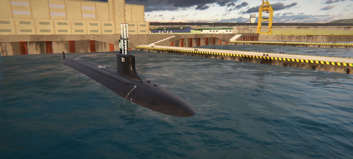 米海軍 USS SSN-21 攻撃型原子力潜水艦 シーウルフ Seawolf H