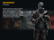 A Gilman Elite Force member equipped with a modified Compakt-665 in loading screen.