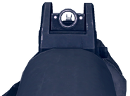 Iron sights of the CTK-1410.