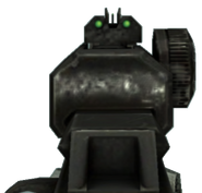 Iron sights of the MC81