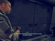 Downs inside a US transport helicopter during the opening cutscene of Manhunt