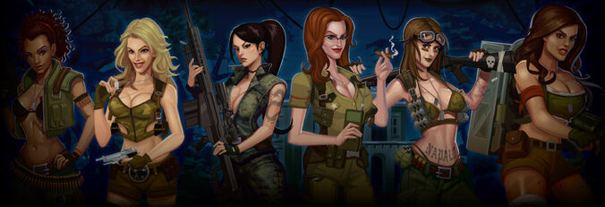 Girls with guns slot bg