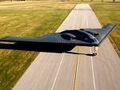 A B-2 on a runway.