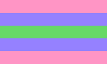 Trigender by pride flags