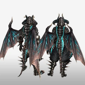 FrontierGen-Dragon G Armor (Blademaster) (Back) Render