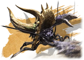 MH4U-Plum Daimyo Hermitaur Render 001