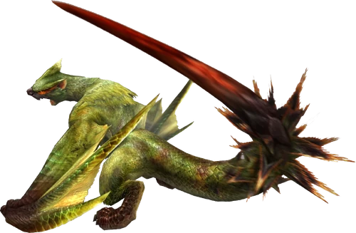 3rdGen-Green Nargacuga Render 001