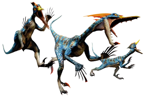 MH4-Velocidrome and Velociprey Render 001