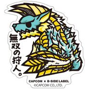 Sticker Zinogre "B-Side Label" (source : e-capcom)