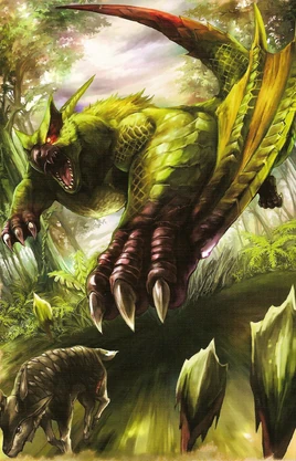 Green Nargacuga Artwork