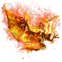 MHXR-Flame Rathalos Render 001