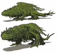 Concept préliminaire forme armurée du Shara Ishvalda "plante" (source : Monster Hunter Festa Booklet 19-20)