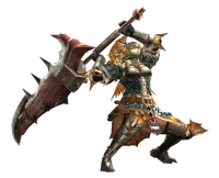 Un utilisateur de GS préparant une Lame chargée