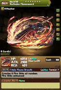 Collaboration Puzzle & Dragons et Monster Hunter : Épée Flamme Rathalos