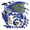 MHWI-Azure Rathalos Icon