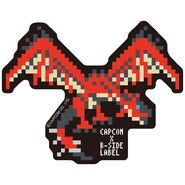 Sticker Rathalos pixels "B-Side Label" (source : e-capcom)