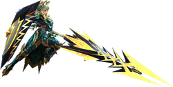 MH3G-Gunlance Equipment Render 001