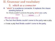 Which as a connector example