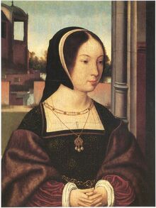 Portrait of Anne of Brittany - Mostaert