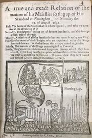 English Civil War parliamentary pamphlet, 1642