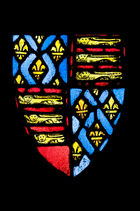 Artist, maker unknown, English - Heraldic panel with the Coat of Arms of Edward III, King of England (reigned 1327–77) - Google Art Project