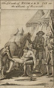 The death of Richard III at Bosworth