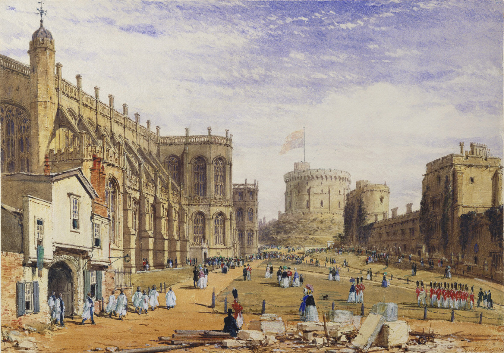 WINDSOR CASTLE AN ARCHITECTURAL HISTORY; COLLECTED AND