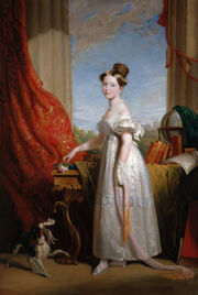 Princess Victoria and Dash by George Hayter
