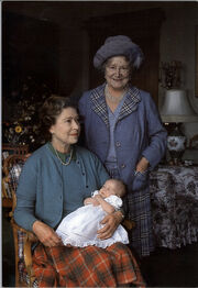 Image from Christmas card issued by H.R.H. Queen Elizabeth II (1988) (52344471041)
