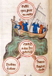 Picture of the White Ship sinking