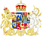 Coat of Arms of Augusta of Saxe-Gotha-Altenburg, Princess of Wales