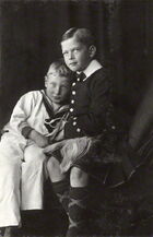 Prince George with Prince John