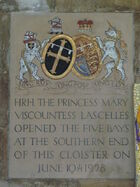 St. Bartholomew the Great - plaque in the cloister - geograph.org