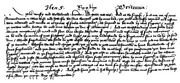 English chancery hand 1418