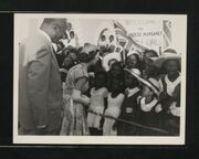 Princess Margaret at opening of The Princess Margaret School