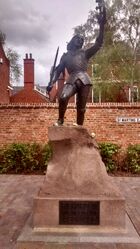 Pomnik Ryszarda III przy Katedrze Św. Marcina w Leicesterze