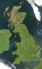 MODIS - Great Britain and Northern Ireland - 2012-06-04 during heat wave (cropped)