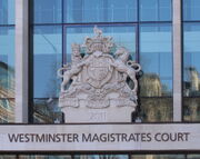 Royal coat of arms, Westminster Magistrates' Court - geograph.org.uk - 2844500