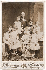 Ernest Augustus, Crown Prince of Hanover and Princess Thyra of Denmark with family