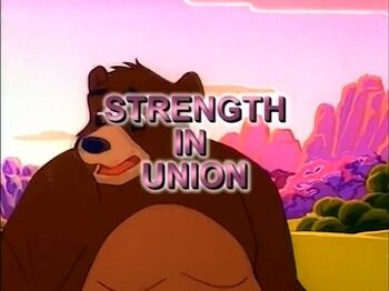 Animal Games - Episode Title Card - Strength in Union
