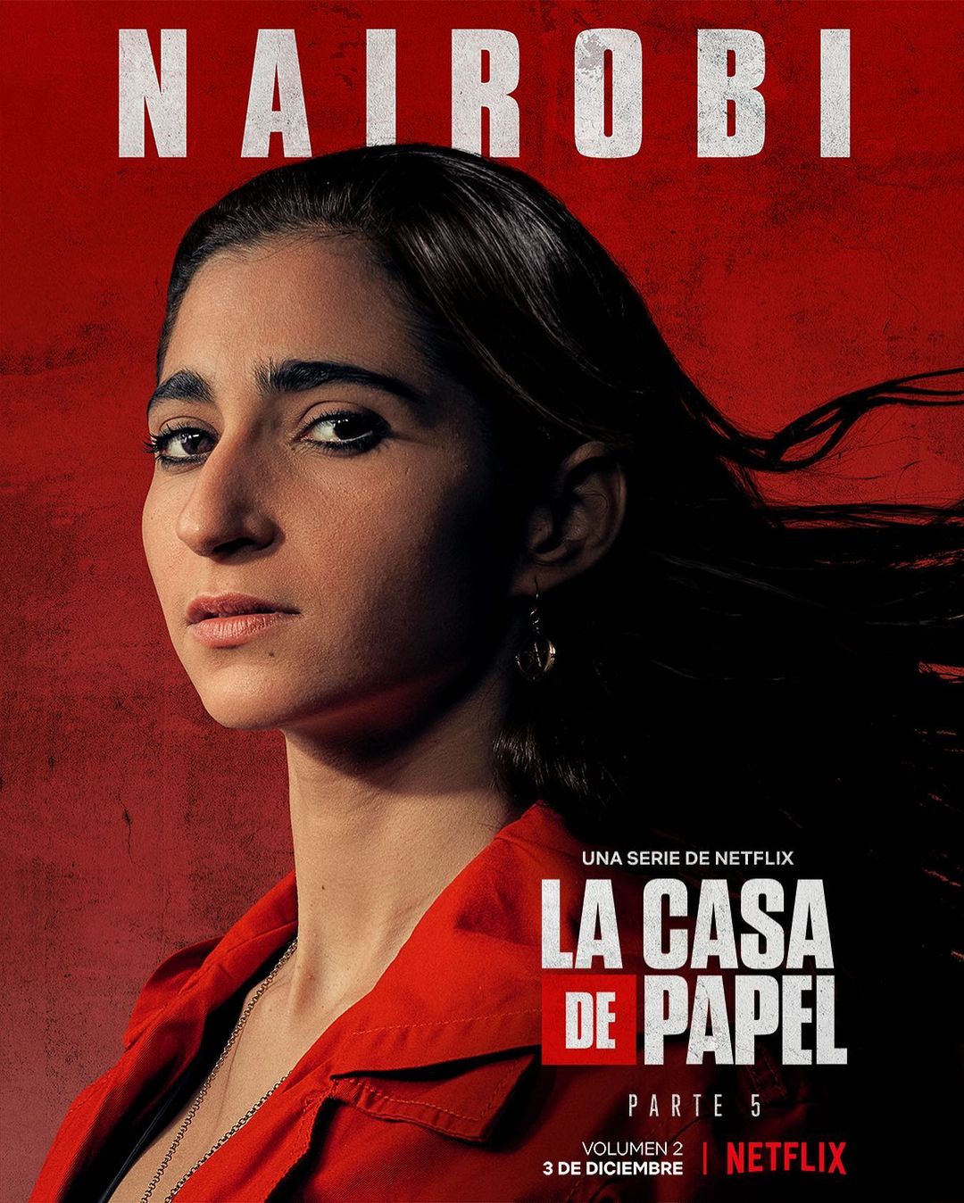 Placa Decorativa Nairóbi Personagem La Casa de Papel Série Netflix